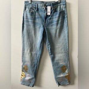 White House Black Market Slim Crop Jeans Curvy Size 10